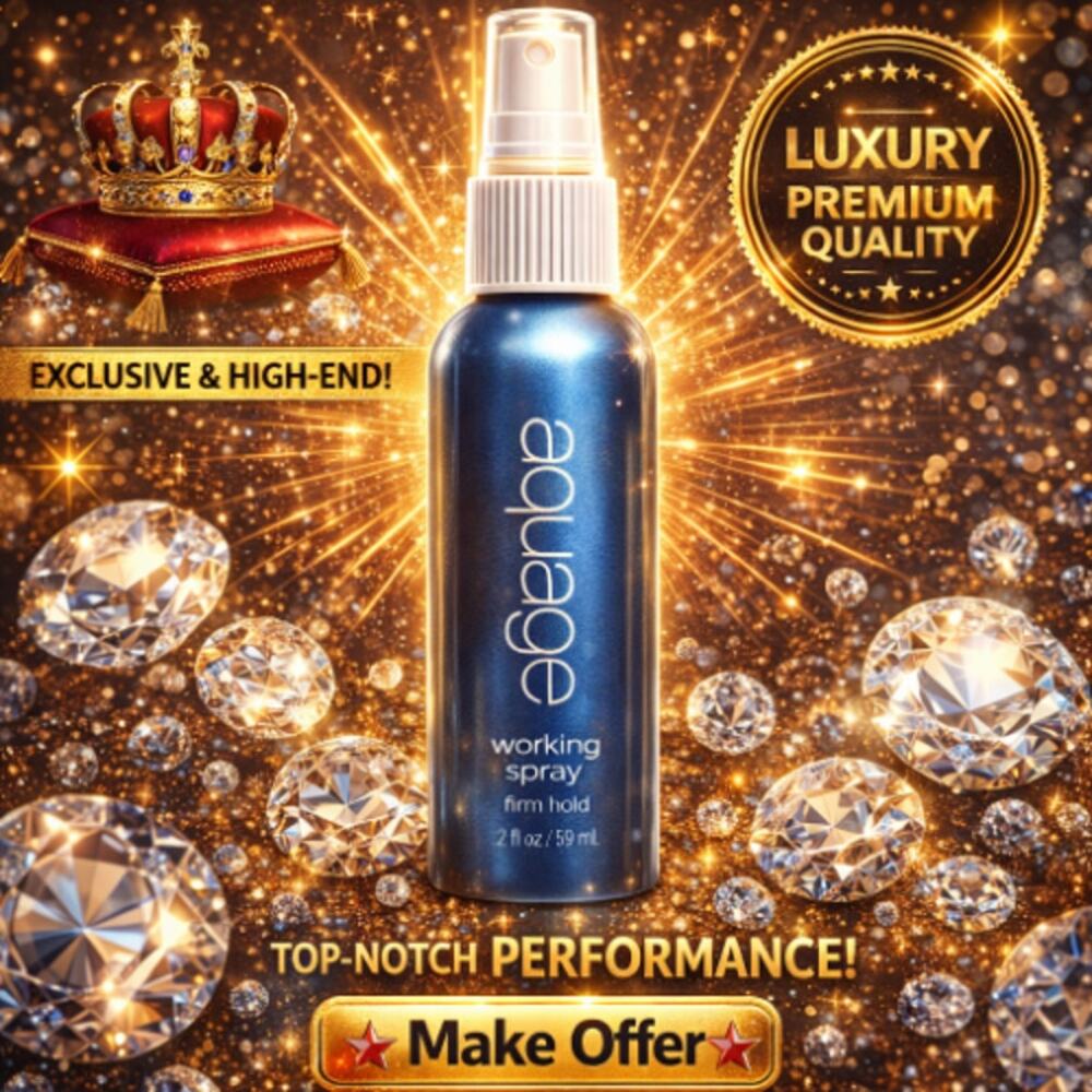 Aquage Working Spray Firm Hold 2 fl oz Trave Size Non Arersol Styling Spray NEW